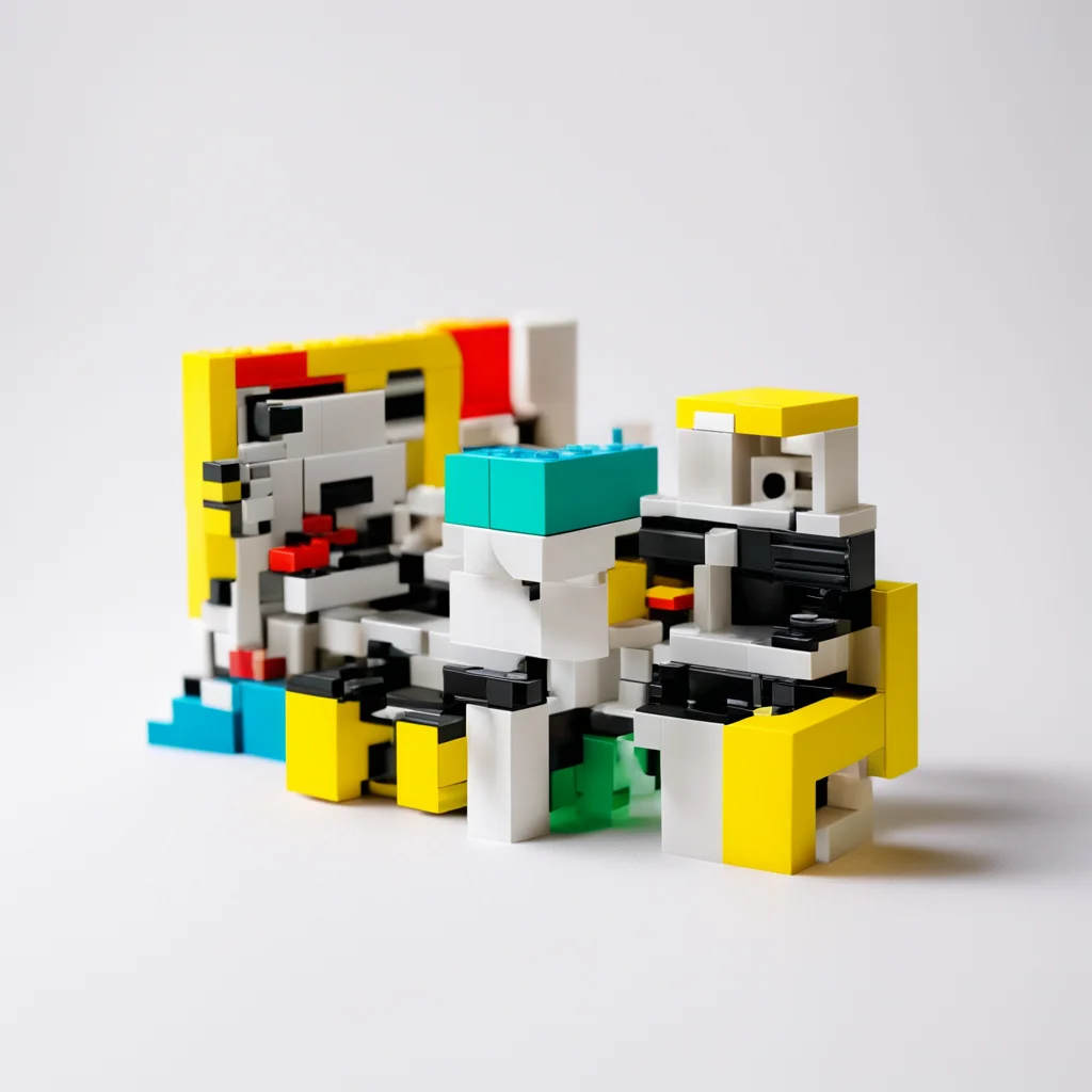Crack Addict Lego Set | photograph of lego set on white background 2012 ar 43